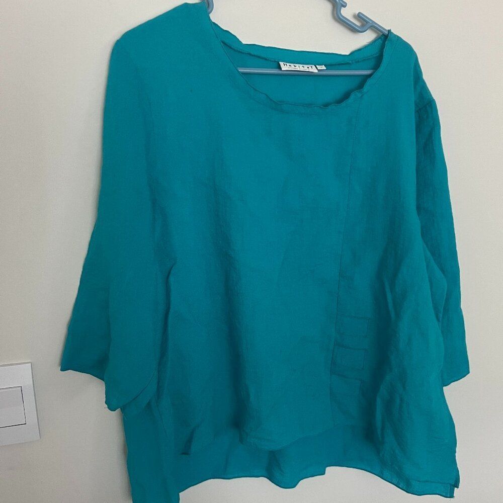Habitat large blue blouse